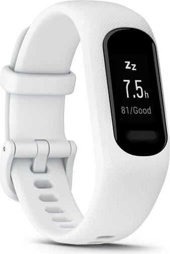 Smartband Garmin VIVOSMART 5, OLED, GPS, Bardhë