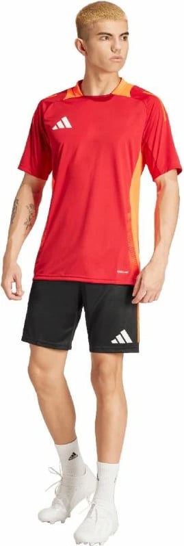 Shorce futbolli për meshkuj Adidas Tiro 24, të zeza/të kuqe