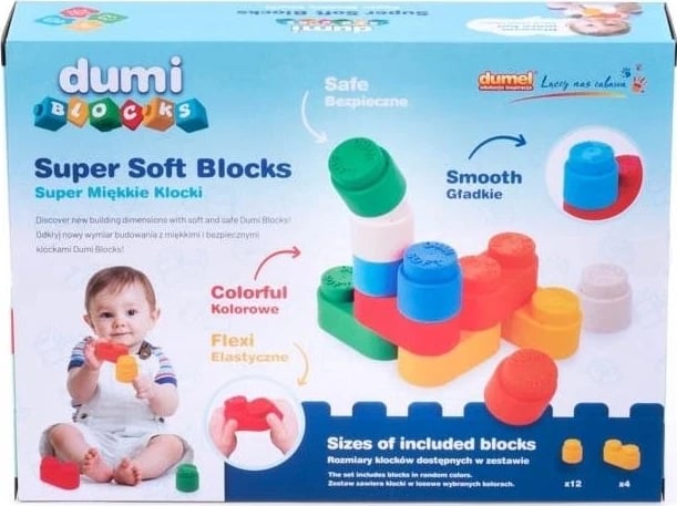 Blloqe ndërtimi Dumel Discovery Dumi Blocks 16 copë