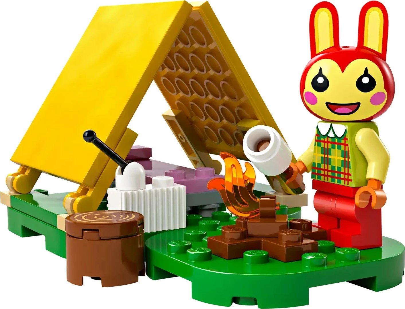 Set LEGO Animal Crossing 77047, Aktivitetet e Jashtme të Bunnie