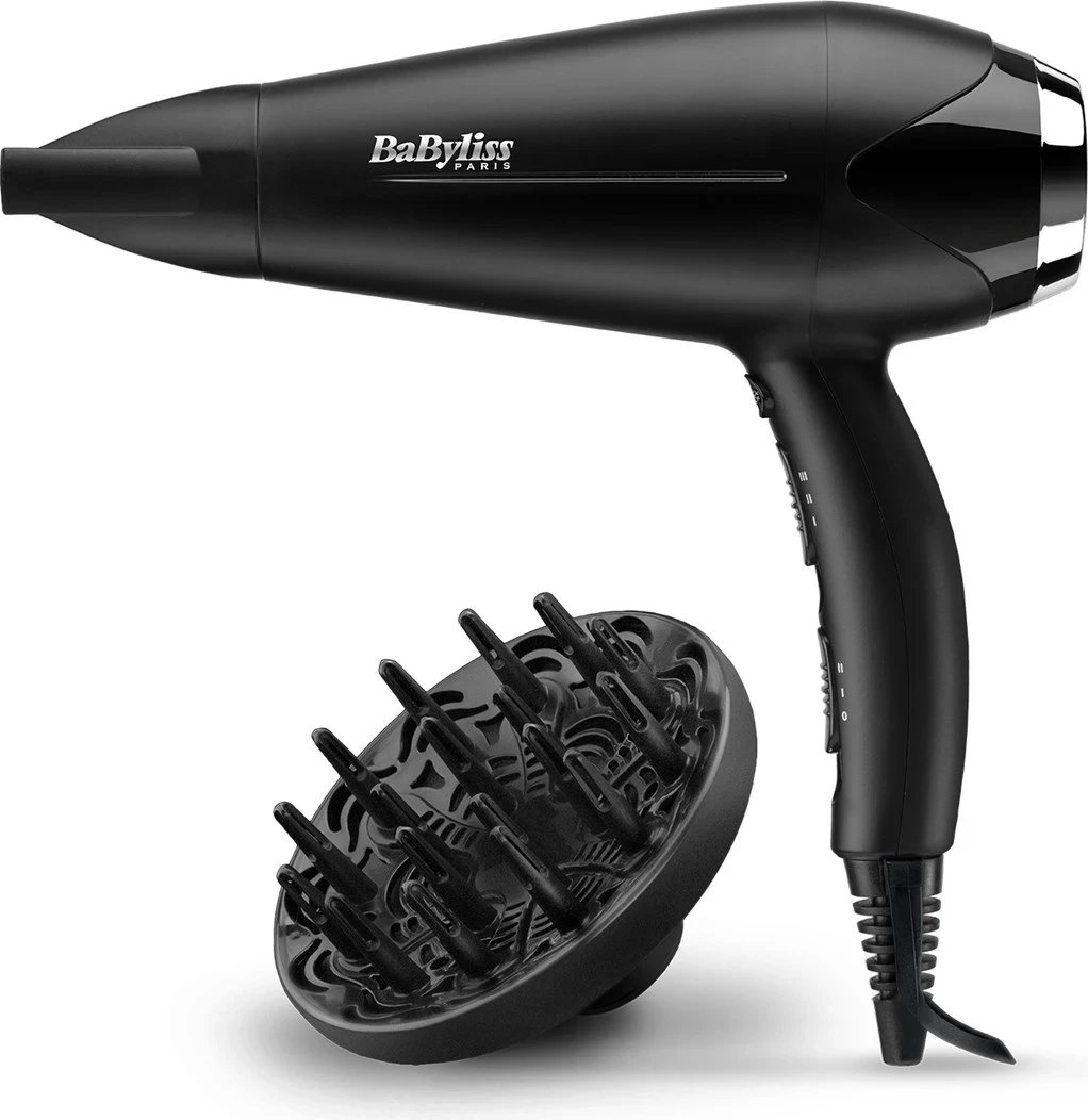 Tharëse flokësh Babyliss D572DE, 2200 W, e zezë