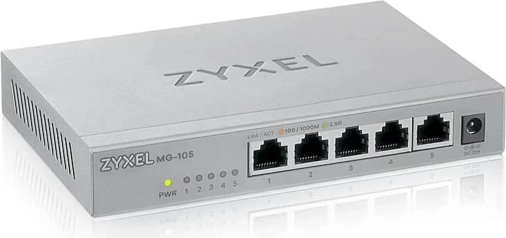 Switch Zyxel MG-105, Steel