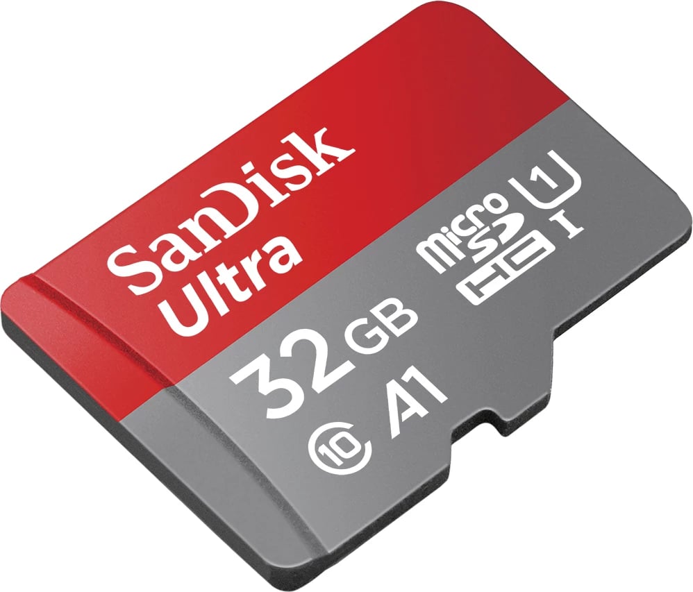 Memorje SanDisk Ultra 32GB MicroSDHC, 120MB/s, e kuqe