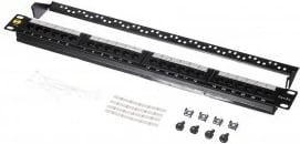 Patch panel netrack 104-05, 1U, Cat5e, e zezë