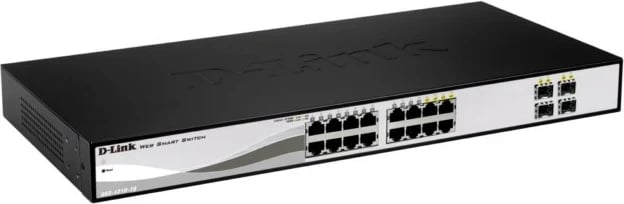 Switch D-Link DGS-1210-16/E, 16 porta, i menaxhueshëm