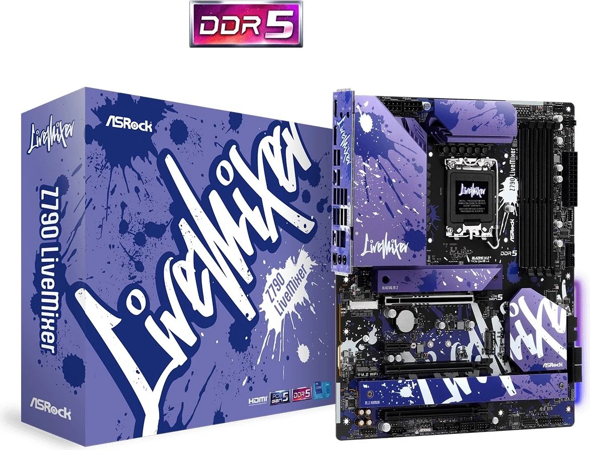 Pllakë amë Asrock Z790 LiveMixer, Intel Z790