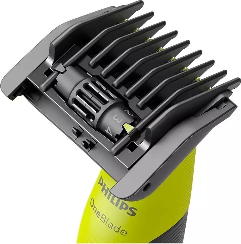 Trimmer Philips OneBlade 360 QP4631/65 BT, ngjyrë e zezë dhe limon