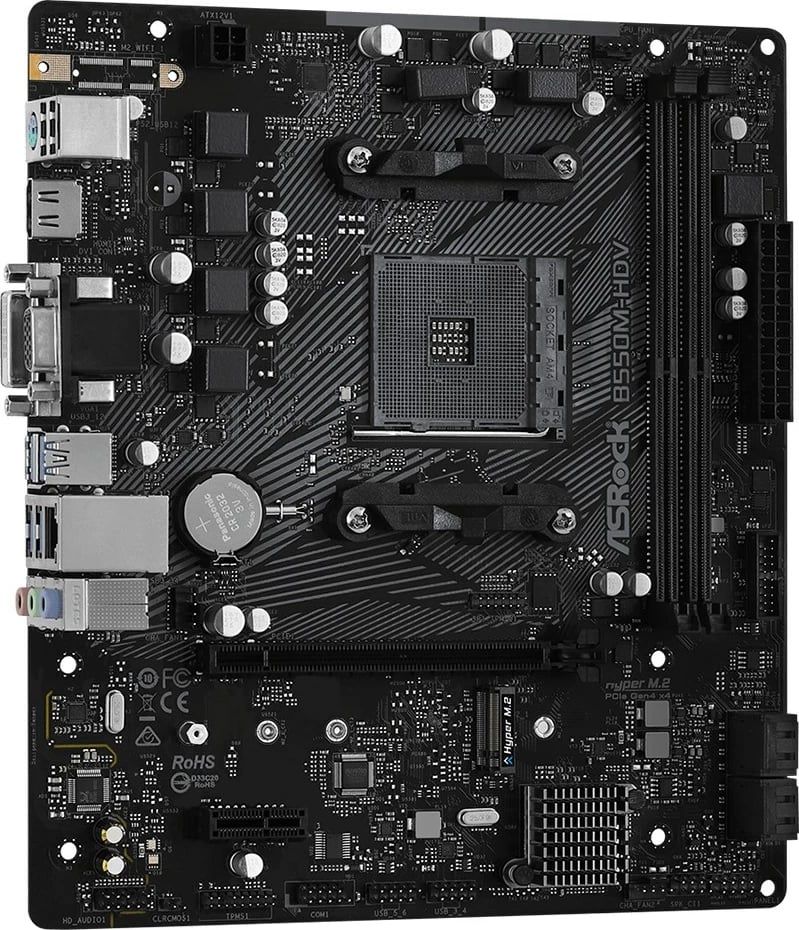 Plaka Amë, Asrock, për mikro ATX AMD B550