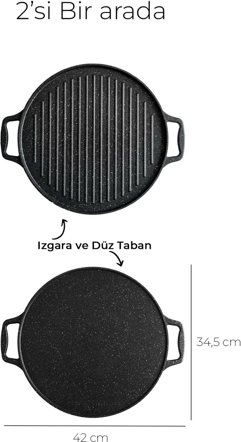 Tigan dyanshëm Acar Plus, 34 cm, i zi