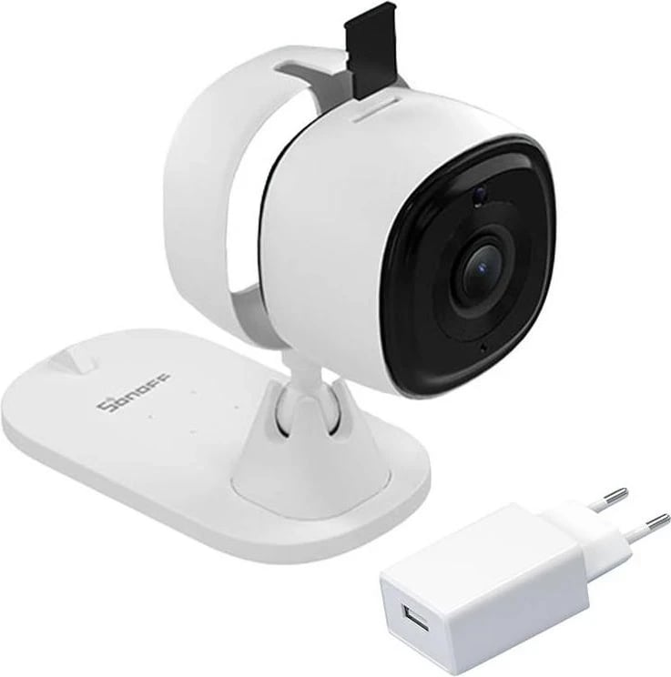 Kamerë monitorimi Sonoff S-CAM, WiFi, rezolucion 1920 x 1080, e bardhë