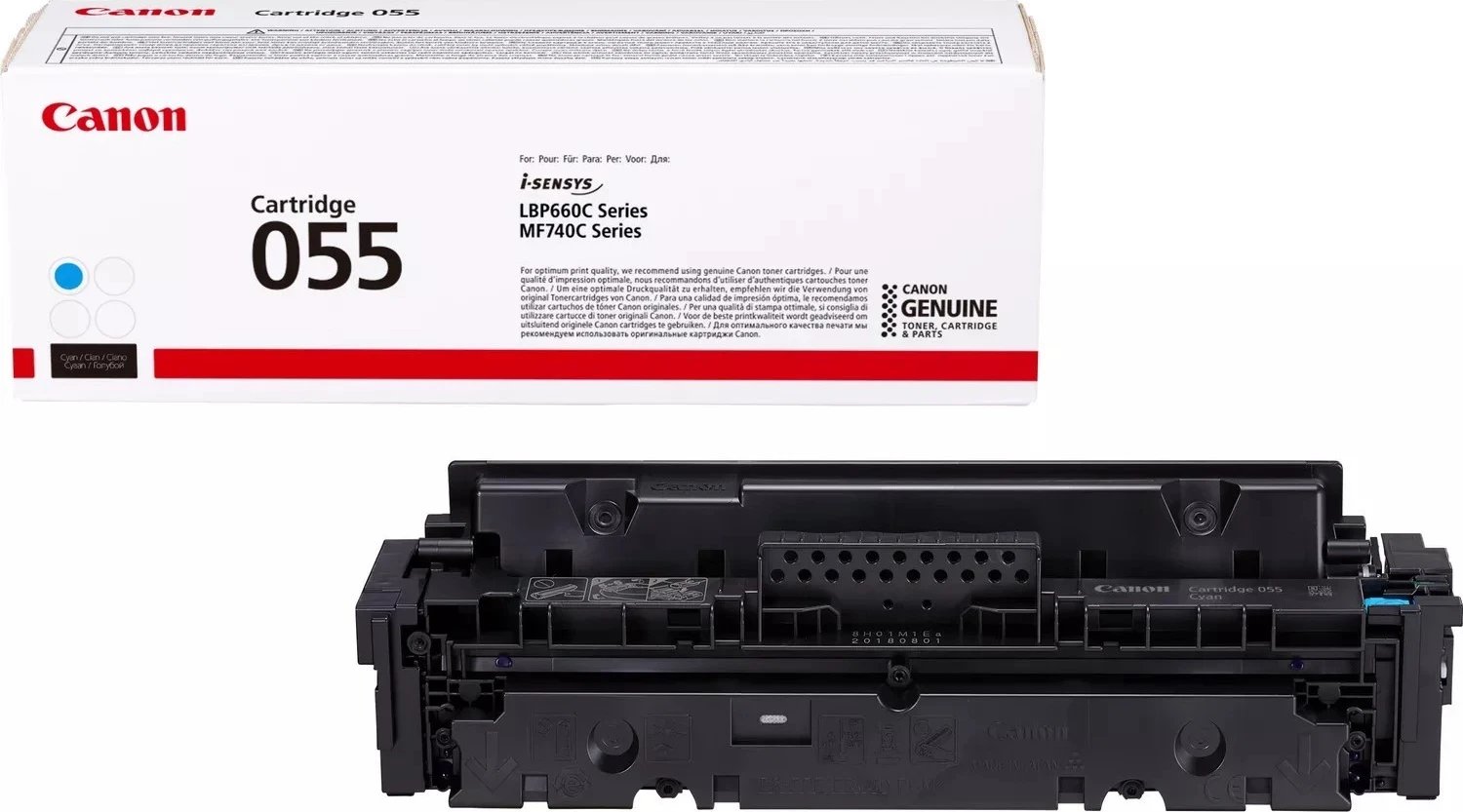 Toner zëvëdësues Canon CRG-055, i kaltër