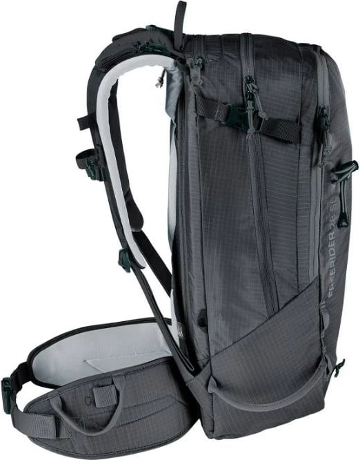 Çantë shpine Deuter Freerider 28 SL për skydiving, e zezë