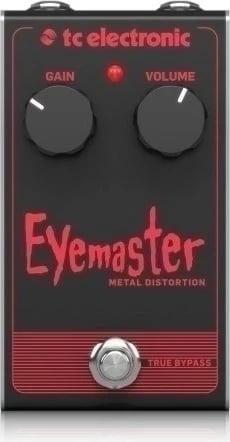 Efekt kitarë TC Electronic Eyemaster Metal Distortion, i kuq