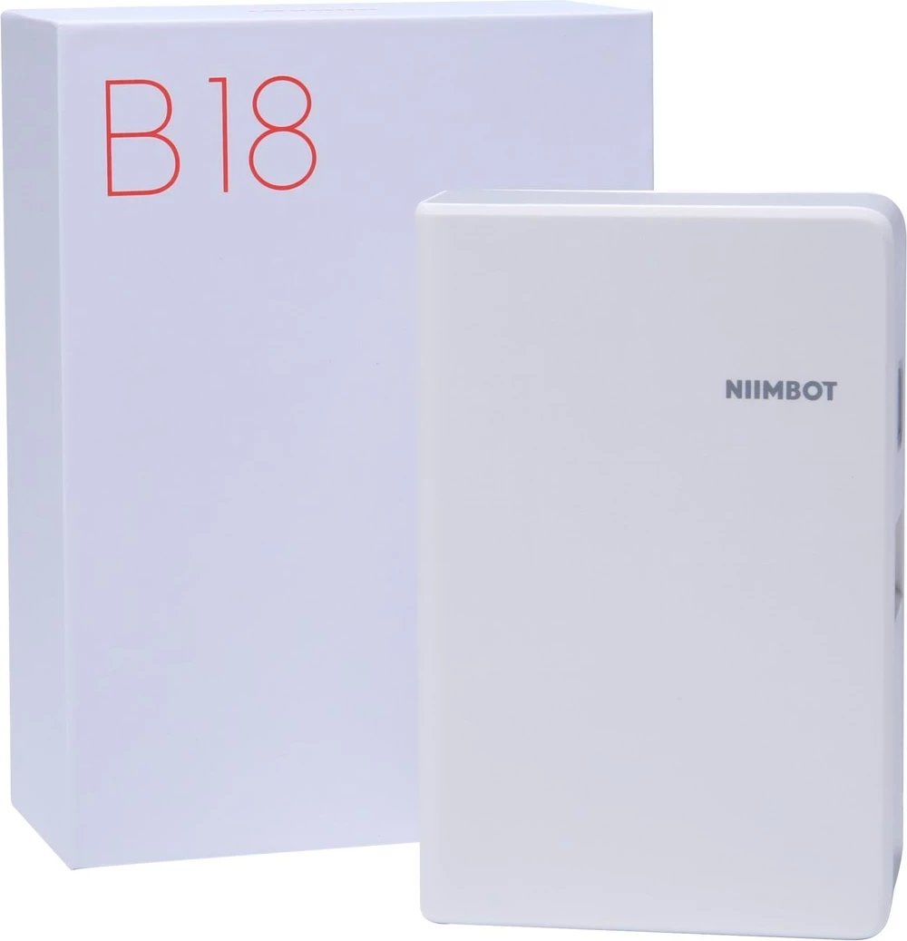 Printer etiketa NiiMbot B18, e bardhë