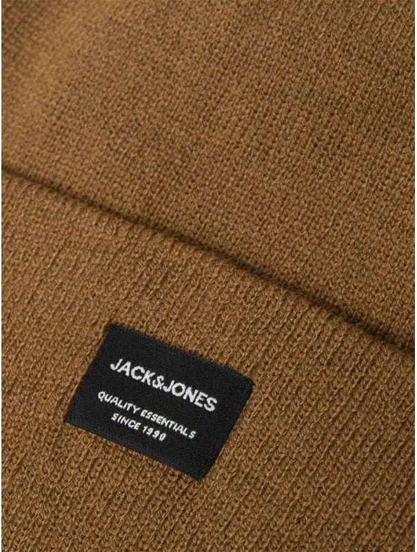 Kapelë për meshkuj Jack & Jones, ngjyrë kafe