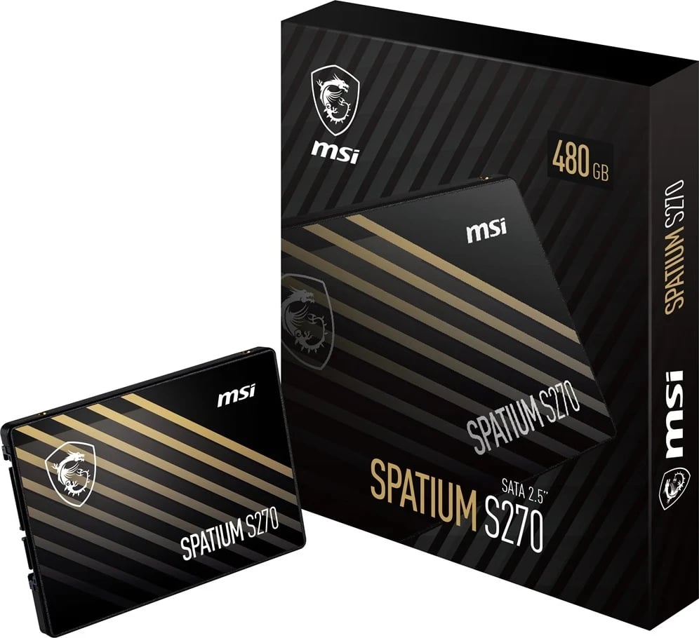 Disk i brendshëm SSD MSI SPATIUM S270 SATA 2.5 480GB