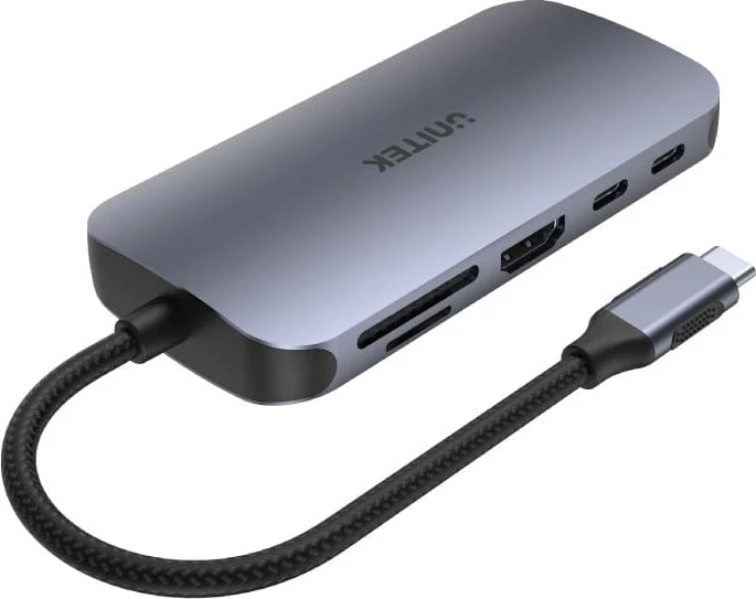 Hub Unitek D1071A USB-C 3.0, 5 GB, argjend