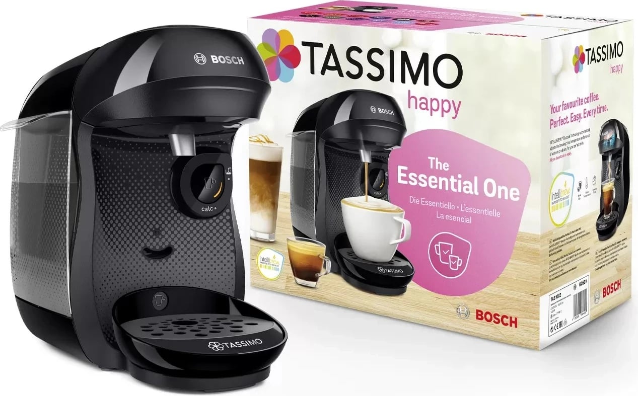 Makine kapsulash BOSCH Tassimo Happy, e zezë