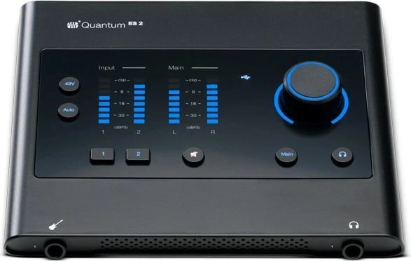 Audio interface PreSonus Quantum ES 2, USB-C, e zezë