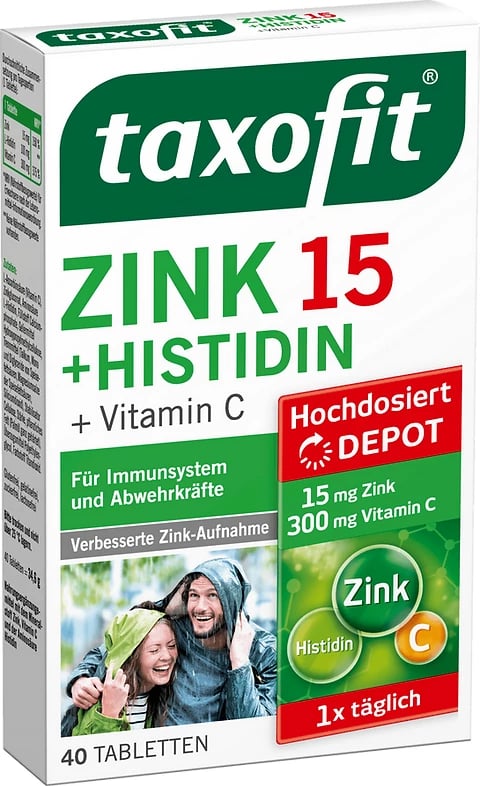 TAXOFIT ZINK + HISTIDIN TAB 40