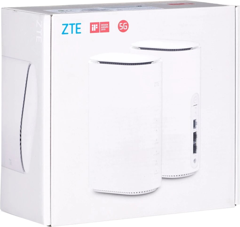 Router ZTE MC801A 5G, i bardhë