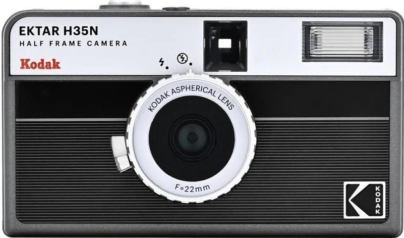 Kamerë kompakte Kodak EKTAR H35N, e zezë me vija