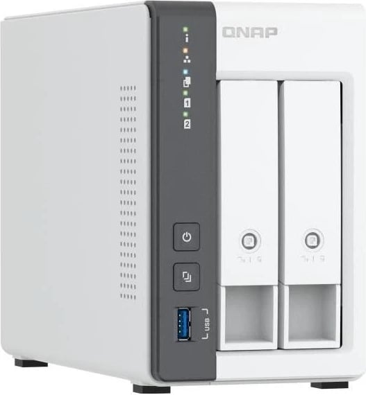 NAS Qnap TS-216G, 4GB RAM, 2.0 GHz, i bardhë