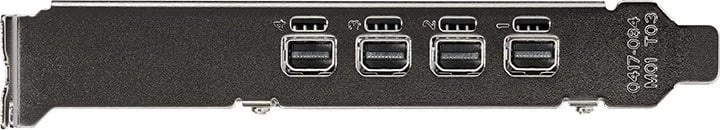 Kartë Grafike PNY T1000 8GB GDDR6, 4x Mini DisplayPort