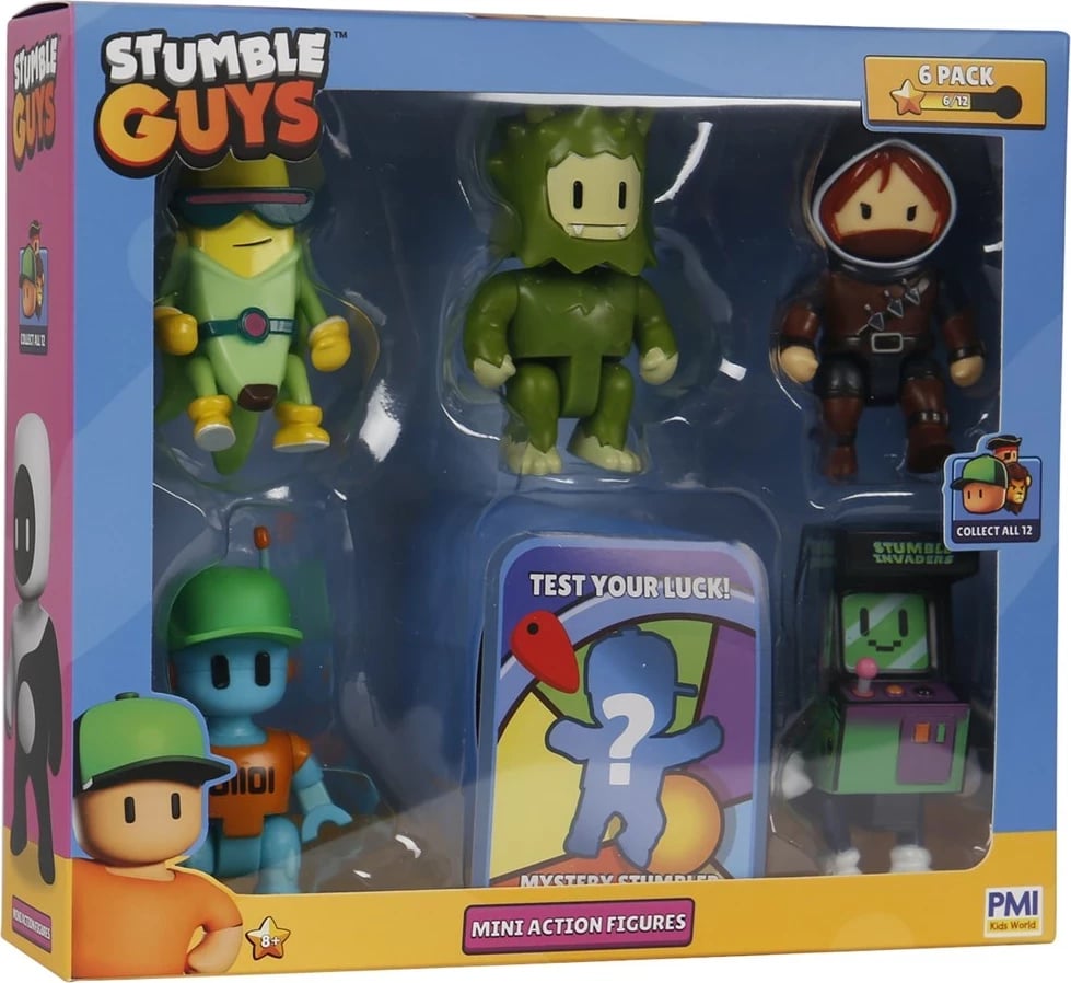 Figura aksioni mini Stumble Guys, P.M.I. Kids World, 6 copë