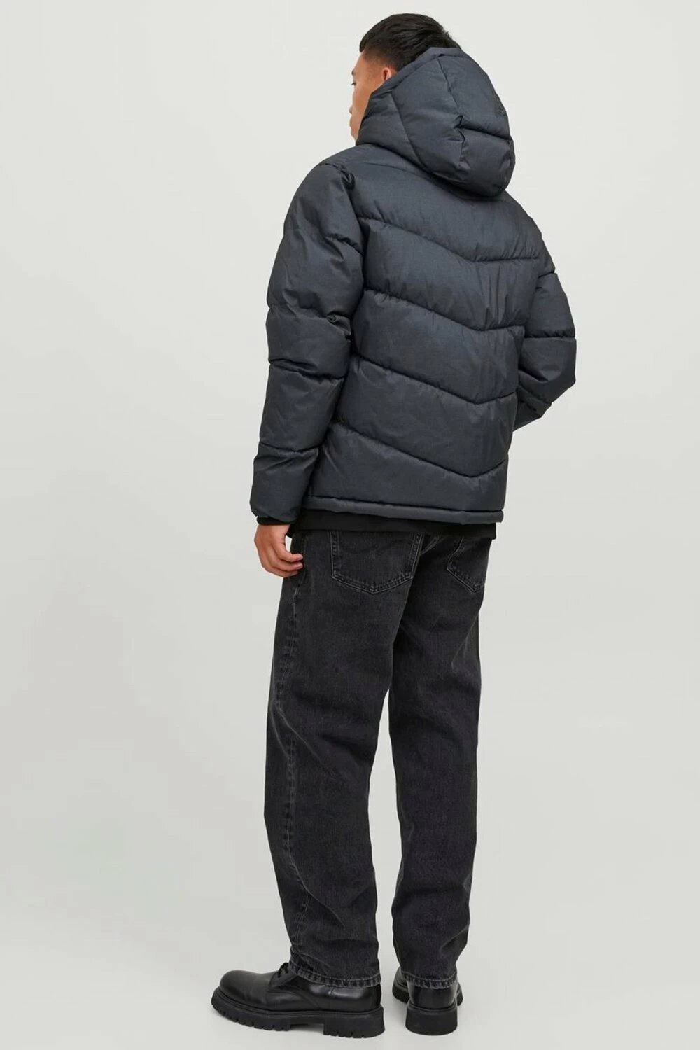 Pallto Jack & Jones për meshkuj, Jorvesterbro Puffer, anthracite