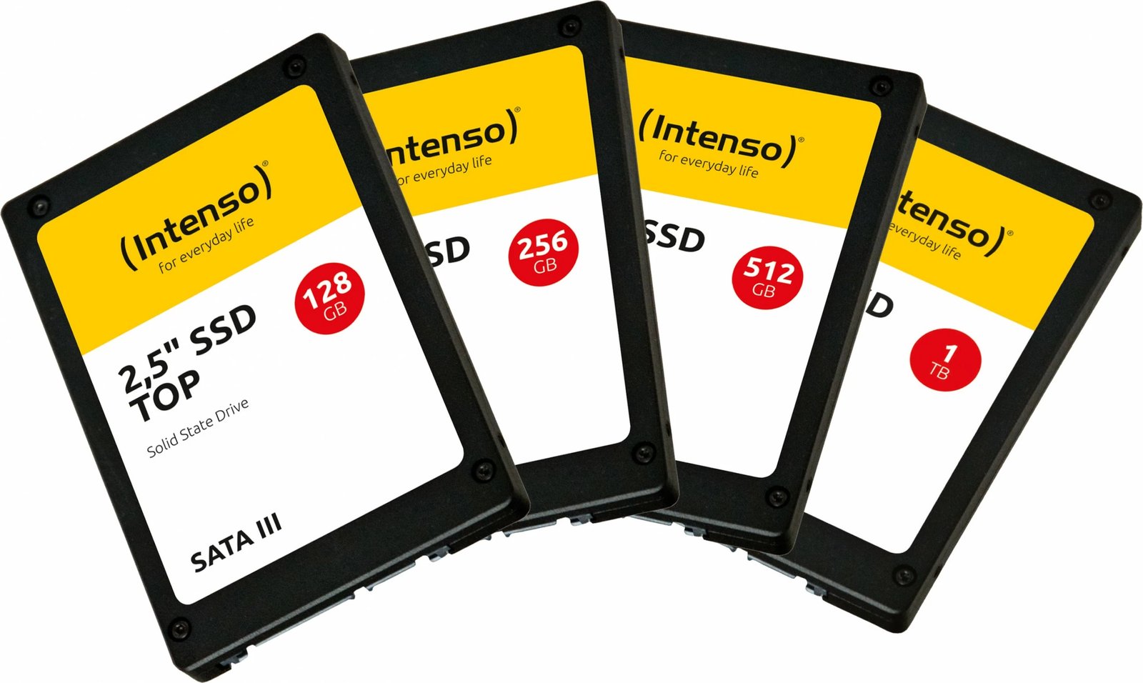 SSD Intenso Top, 128 GB, 2.5", 550 MB/s, 6 Gbit/s, e zezë