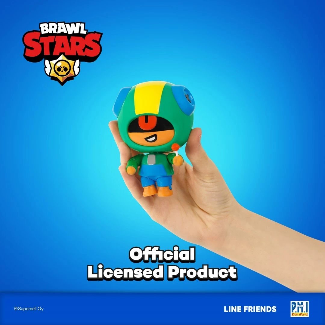 Figurë aksioni Brawl Stars S1, P.M.I. Kids World, Leon, 11cm