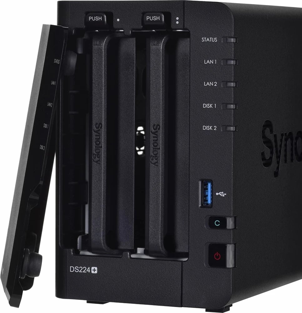 Server për Ruajtje Synology DiskStation DS224+, Desktop Ethernet LAN