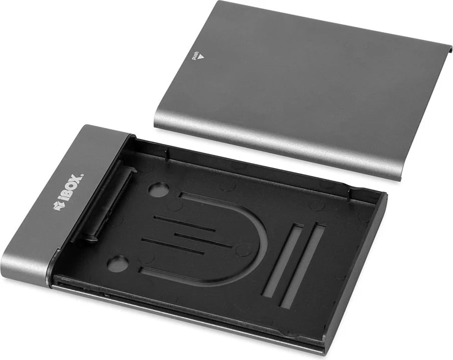 Kasë për HDD iBox HD-06, 2.5 inç, Gri