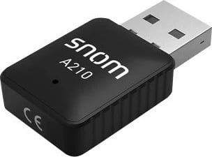 Adapter WLAN Snom A210, Wireless, USB, Wi-Fi 5, 433 Mbit/s, E zezë