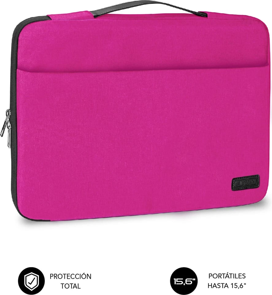 Mbështjellës laptopi SUBBLIM SUB-LS-0TS0101, 15.6", rozë
