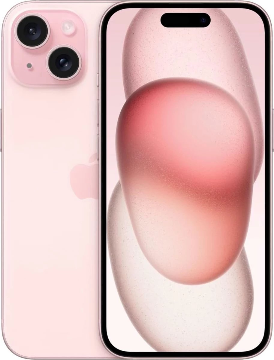 Apple iPhone 15, 6.1" , 128GB, rozë