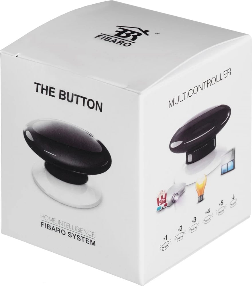 Buton paniku FIBARO The Button, Wireless, i bardhë