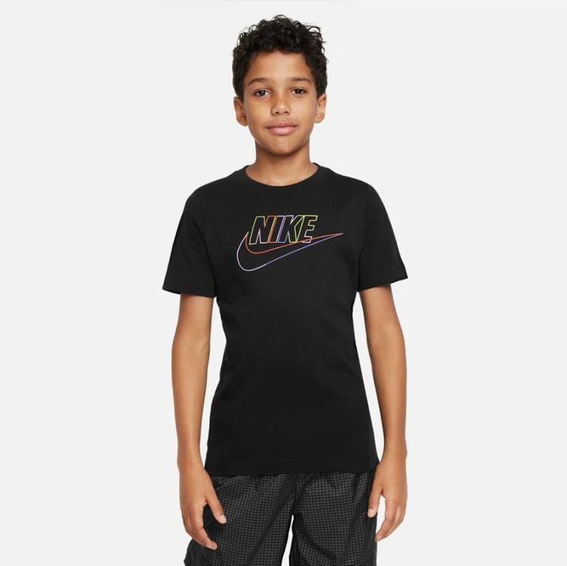 Maicë për djem Nike Sportswear, e zezë