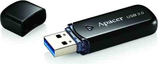 USB flash disk Apacer AH355 32GB, e zezë