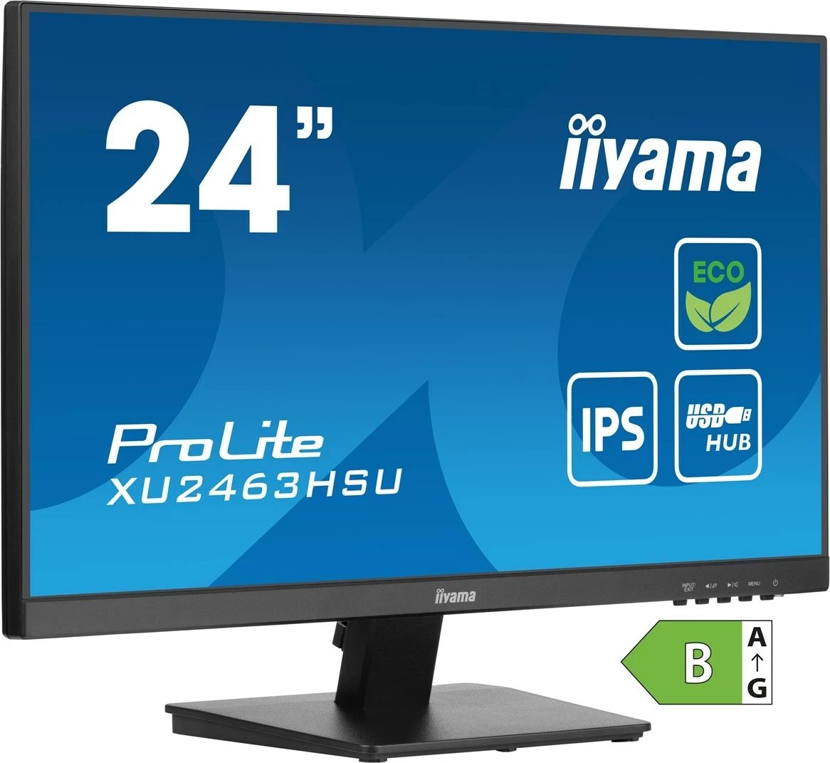 Monitor kompjuteri iiyama ProLite XU2463HSU-B1, 23.8", Full HD, LED, i zi