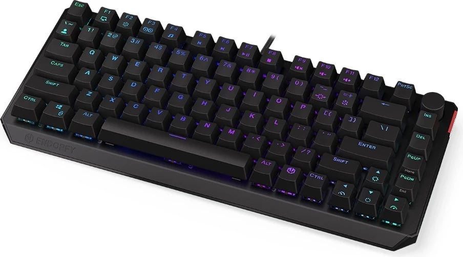 Tastierë mekanike Endorfy Thock 75% RGB, Kailh Red, e zezë