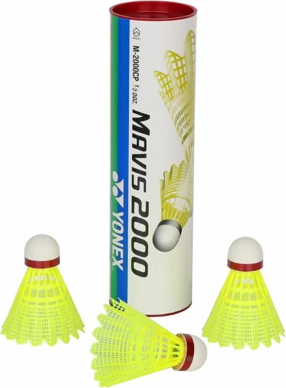 Volan badminton Yonex Mavis M-2000F, ngjyrë e verdhë