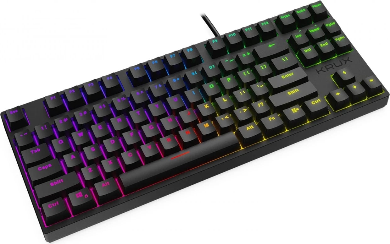 Tastierë Krux Atax Pro, RGB, e zezë