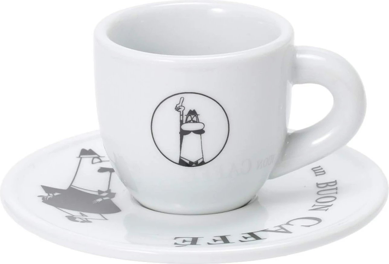 Set filxhanësh espresso BIALETTI CAROUSEL Porcelan 4x 50 ml Bardhë