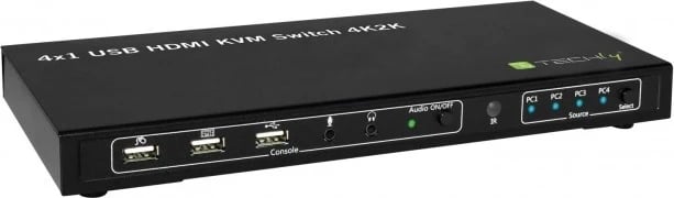 Switch KVM HDMI Techly 4/1, Intellinet