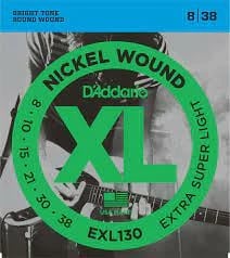 Tela për kitarë elektrike D’Addario EXL130, 8|38