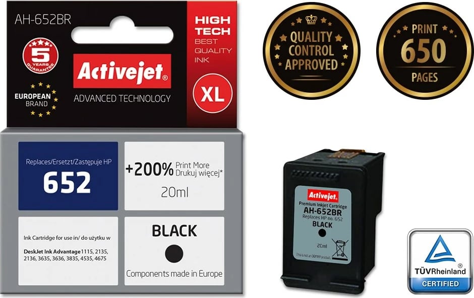 Toner zëvëndësues Activejet AH-652BR për printerët HP