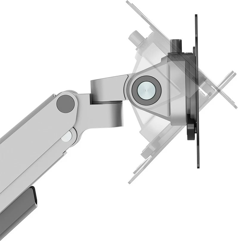 Krah monitori Neomounts DS70-250SL1, Clamp/Grommet, 9 kg, 17-35", Argjendtë