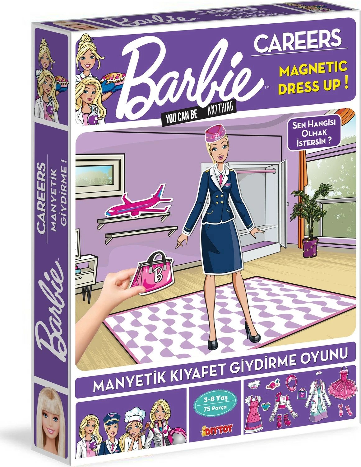 Loja e veshjes magnetike Barbie 